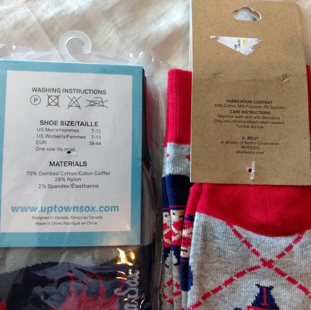 NWT socks. 2 pairs. - Picture 6 of 6